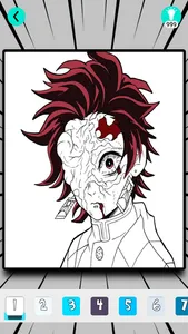 Coloring Book For Demon Slayer screenshot 2