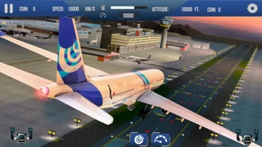 Plane Simulator Flight Games screenshot 1