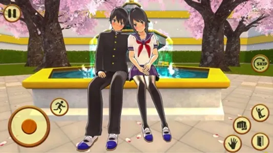 Anime Girl High School Life 3D screenshot 2