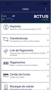 ICTUS Bank screenshot 2