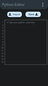 Python Editor - .py Editor screenshot 1