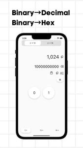 Binary Calculator & Converter screenshot 2