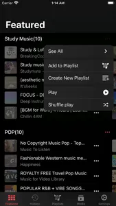 Muda - Powerful music player screenshot 0