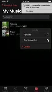 Muda - Powerful music player screenshot 3