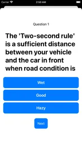 SG Driving Theory Test screenshot 1