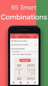 Smart6 : Lotto Combo Helper screenshot 1