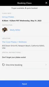 The Cove Pilates and Wellness screenshot 3