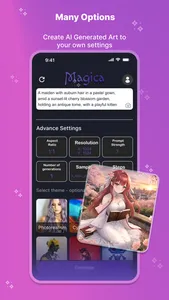 Magica - AI Art Generator screenshot 1