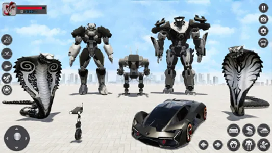 Snake Robot Car Transform 3D screenshot 0