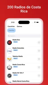 Costa Rica Estaciones de radio screenshot 0