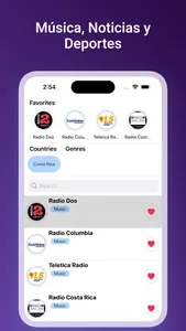 Costa Rica Estaciones de radio screenshot 1