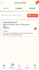 TONATI Mexican Grill screenshot 1