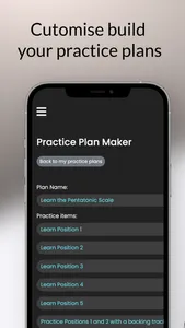 Guitar Practice Planner & Log screenshot 2