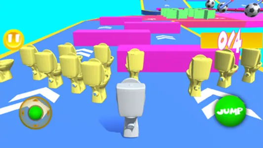 Toilet Guys Are Running screenshot 2