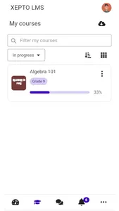 Xepto LMS screenshot 1