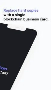 Blockchain Business Card screenshot 2