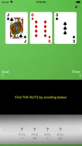 The Nuts: Poker Coaching Game screenshot 2