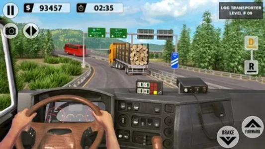 Log Transporter Truck Driving screenshot 2