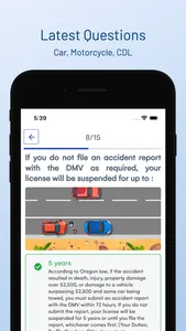 Oregon DMV Driver Test Permit screenshot 0