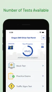 Oregon DMV Driver Test Permit screenshot 2