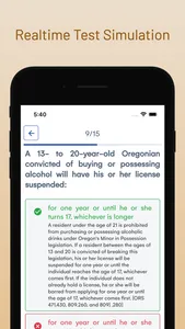 Oregon DMV Driver Test Permit screenshot 4