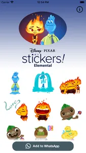 Pixar Stickers: Elemental screenshot 0