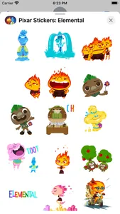 Pixar Stickers: Elemental screenshot 1