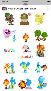 Pixar Stickers: Elemental screenshot 2