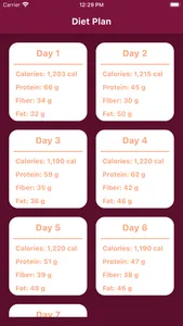 Diet Plan For 7 days screenshot 1