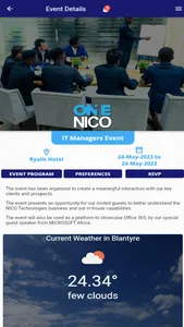 NICO Group Events App screenshot 2