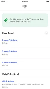 Poke Lounge Eats screenshot 2