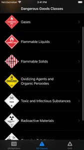 UN Numbers Dangerous Goods PRO screenshot 1