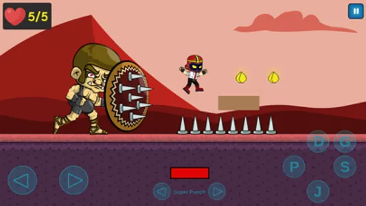 Platformer Helmet screenshot 2