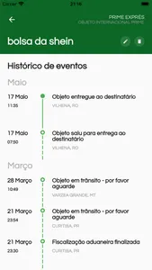 RB Tracker - Rastreio Correios screenshot 1