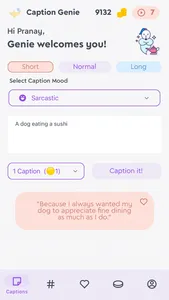 Caption Genie - AI Captions screenshot 1