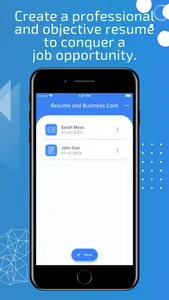 Resume and Business Card screenshot 0