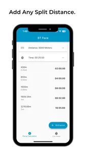 BT Pace - Pace Calculator screenshot 1