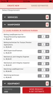 Powermaster Cost Estimator screenshot 4