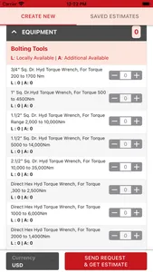 Powermaster Cost Estimator screenshot 5