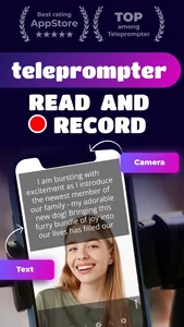 Teleprompter with AI writer screenshot 0