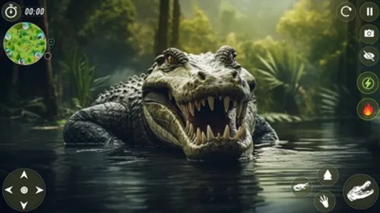 Wild Animals Crocodile Games screenshot 1