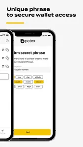 Patex Wallet screenshot 2