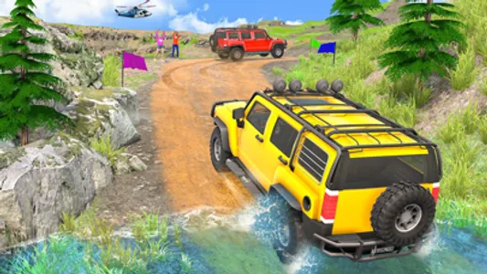 Offroad Jeep Driving Game 2023 screenshot 0