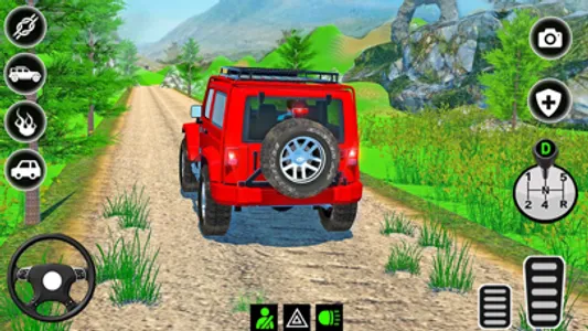 Offroad Jeep Driving Game 2023 screenshot 2