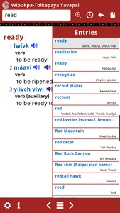 Yavapai Dictionary screenshot 3
