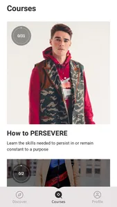 The PERSEVERE App screenshot 1