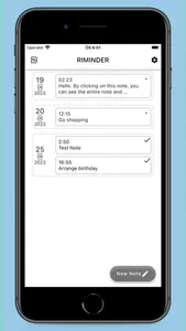 Re-minder Notes screenshot 0