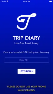 Lone Star Travel Survey screenshot 0