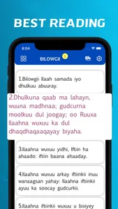 Somali Bible - offline screenshot 1