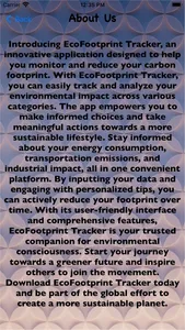 EcoFootprint Tracker screenshot 2